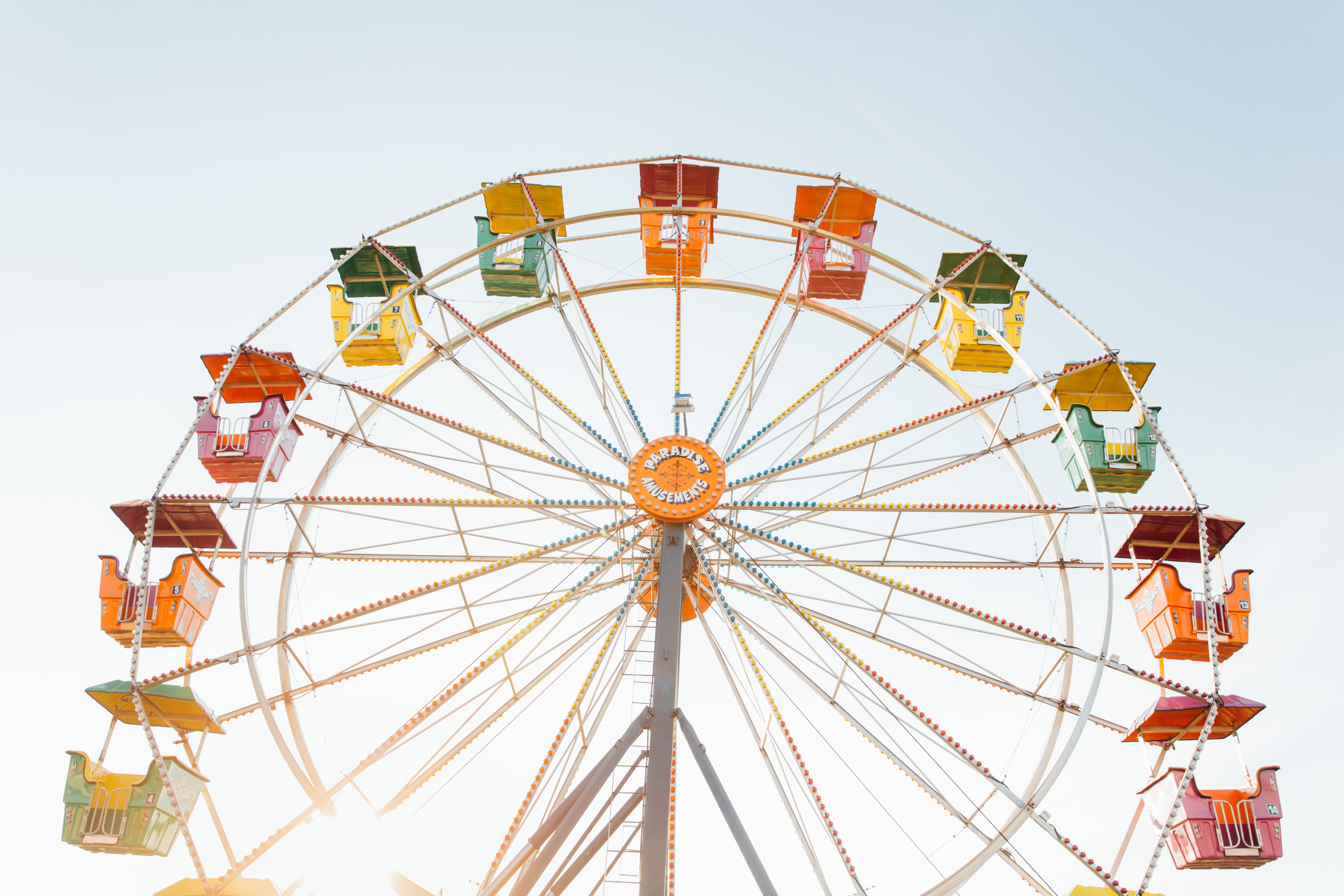 ferris wheel at community fair in Aiken, SC